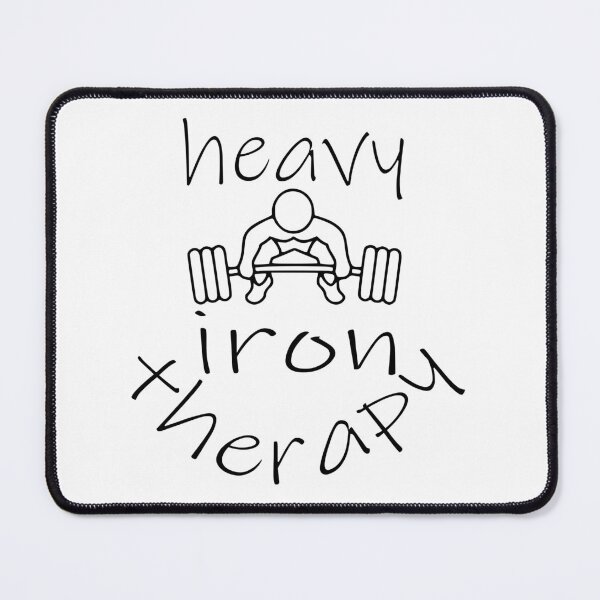 Item preview, Heavy Iron Therapy Gym Motivation designed and sold by sednalafandy79.