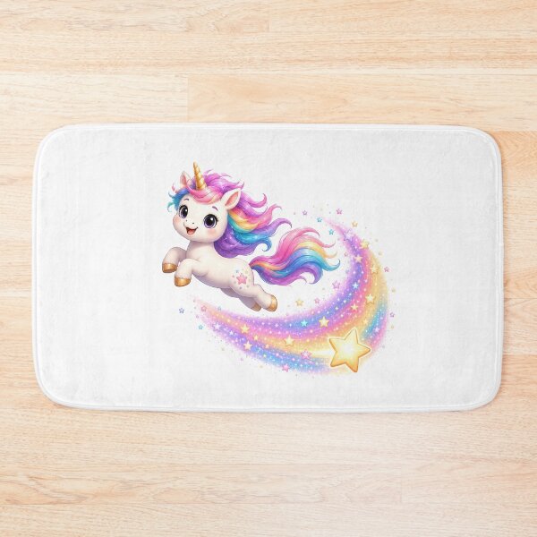 Item preview, Cute Kawaii Unicorn Shooting Star Galaxy Ride designed and sold by Seculinator.