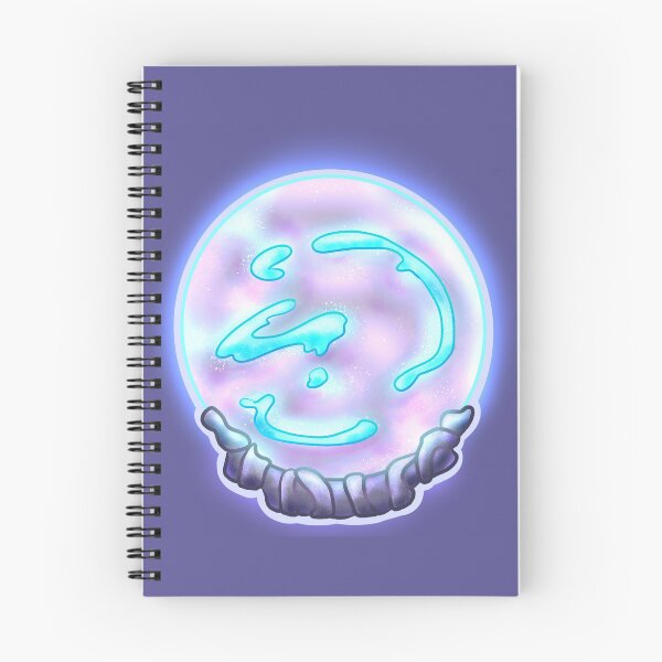 Item preview, Magical crystal ball with glowing energy waves designed and sold by aenythin9.