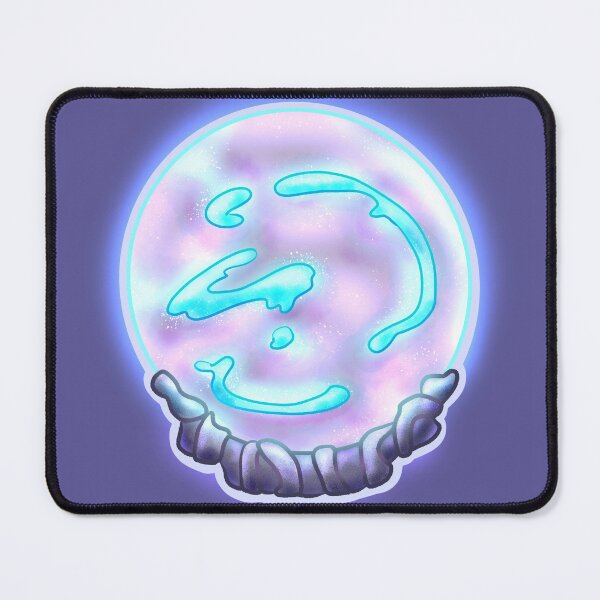 Item preview, Magical crystal ball with glowing energy waves designed and sold by aenythin9.
