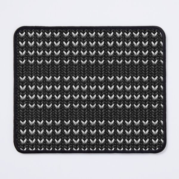 Item preview, Alternating Black And White Vertical Chunky Knit Pattern designed and sold by igraphixart.