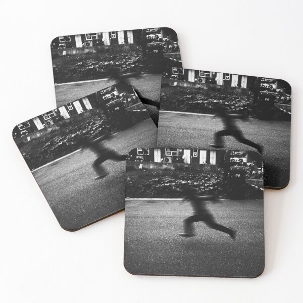 Item preview, Running Child in Incheon Street designed and sold by UrbanNoirMood.