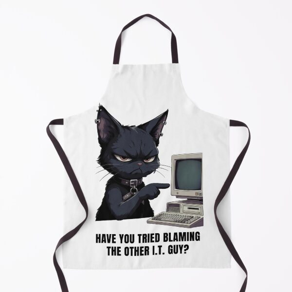 Item preview, Have You Tried Blaming The Other IT Guy? Funny IT Cat | Tech designed and sold by Amber Sky Creations.