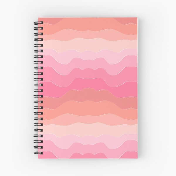 Item preview, Pink and Peach Ripple Stripes  designed and sold by JaygiesDesign.