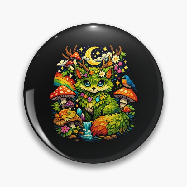 Item preview, Moonbloom Grovekeeper Spirit designed and sold by LorraineMoatina.