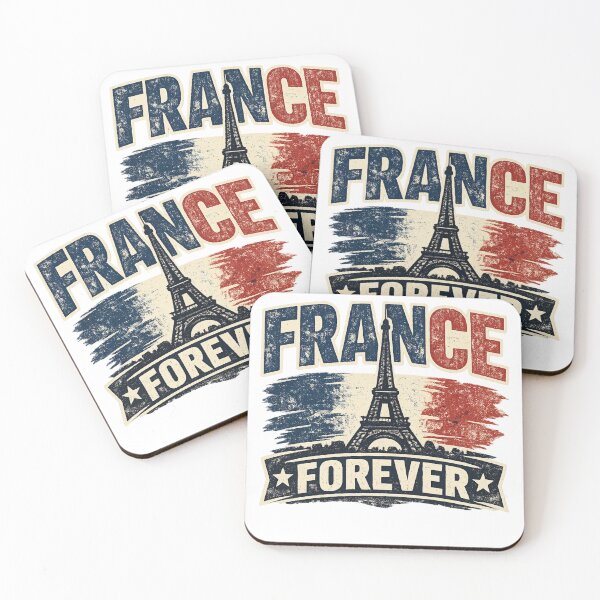 Item preview, France Forever Vintage Eiffel Tower Flag designed and sold by PACS0011.