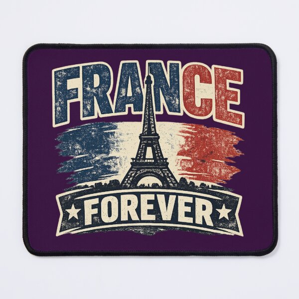 Item preview, France Forever Vintage Eiffel Tower Flag designed and sold by PACS0011.