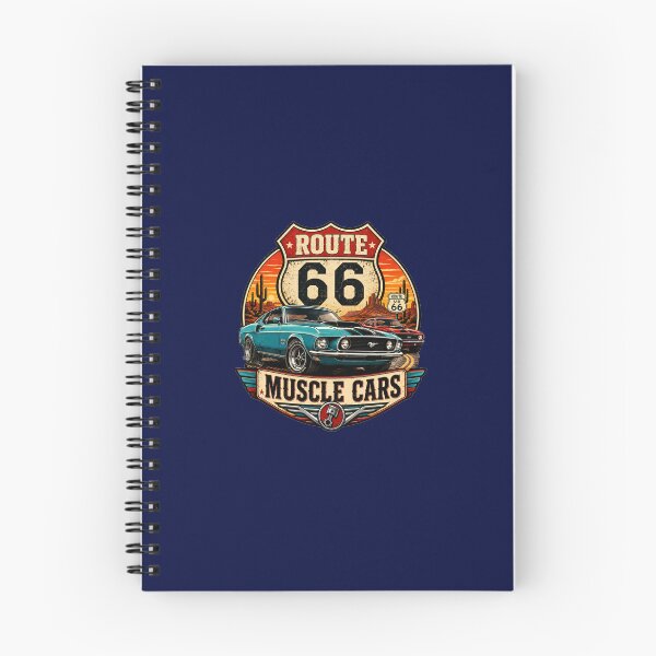 Item preview, Route 66 Muscle Cars – Vintage American Car Design designed and sold by VERYOLDROAD BY AXTON BROWNING .