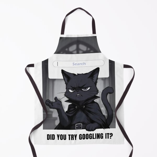 Item preview, Funny Sarcastic IT Support Cat Did You Try Searching Tech Help Quote designed and sold by Amber Sky Creations.