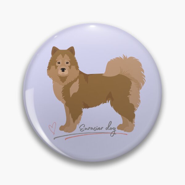 Item preview, Eurasier Dog Illustration designed and sold by AnulaArt.