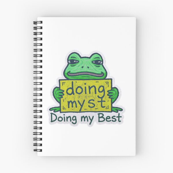 Item preview, Doing My Best MS Paint Frog Anti Design Funny Design designed and sold by BooDesignStudio.