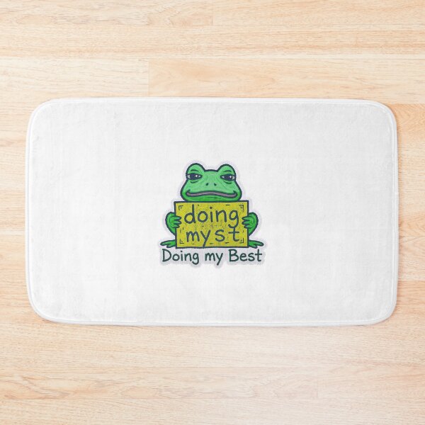 Item preview, Doing My Best MS Paint Frog Anti Design Funny Design designed and sold by BooDesignStudio.