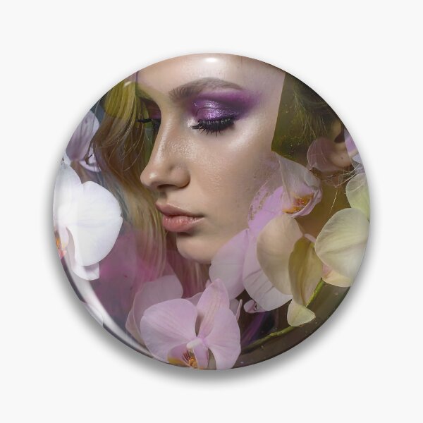 Item preview, Purple Makeup Orchid Goddess designed and sold by ToxicInkArt.