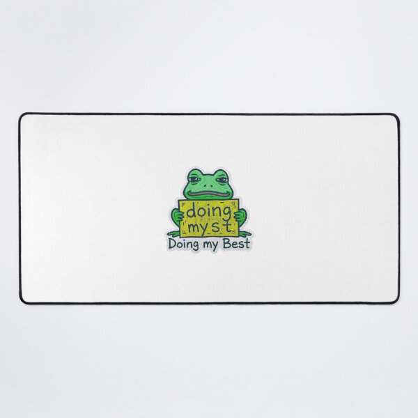 Item preview, Doing My Best MS Paint Frog Anti Design Funny Design designed and sold by BooDesignStudio.