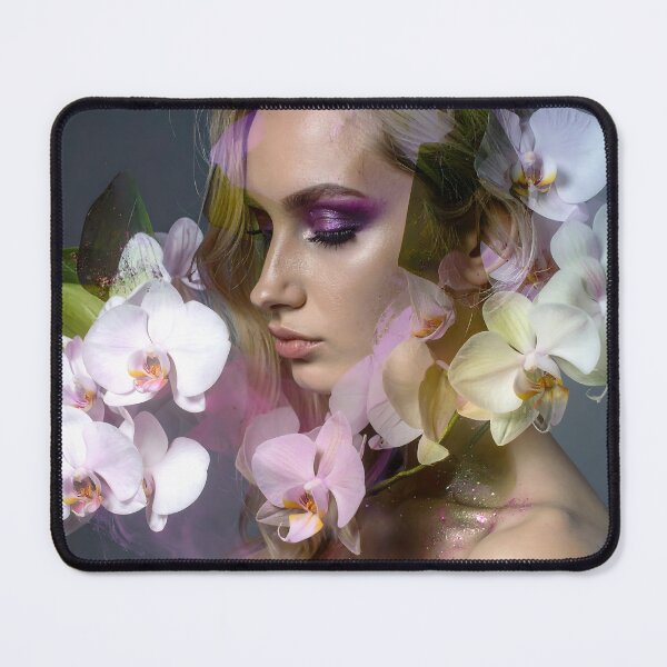 Item preview, Purple Makeup Orchid Goddess designed and sold by ToxicInkArt.