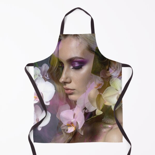 Item preview, Purple Makeup Orchid Goddess designed and sold by ToxicInkArt.