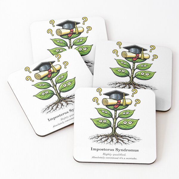 Item preview, Imposterus Syndromus Funny Self Doubt Plant Gift designed and sold by Print Loft.