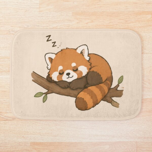 Item preview, Cute Sleepy Red Panda designed and sold by MellowMunchkins.