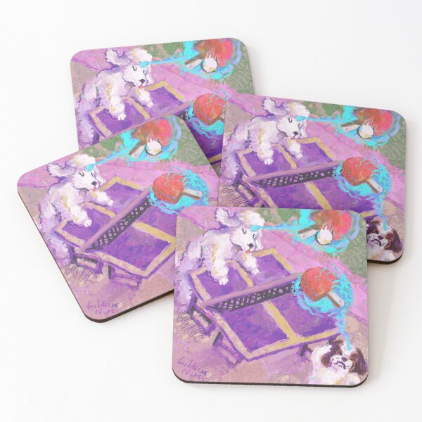 Item preview, Magic Poodle Duel designed and sold by RobinWaverly.