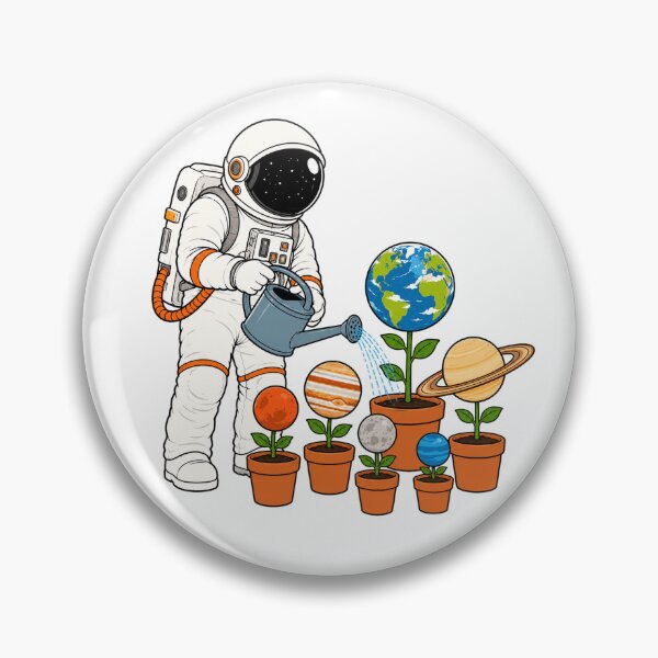 Item preview, Cosmic Gardener – Astronaut Growing the Solar System designed and sold by the-dovlat.