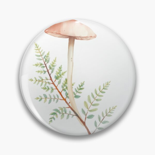 Item preview, Minimalist Watercolor Botanical Mushroom Fine Art designed and sold by Vida e Arte.