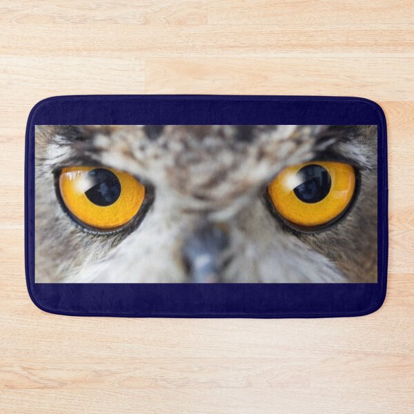 Item preview, Intense Golden Owl Eyes Macro Portrait designed and sold by ovidiuboc.