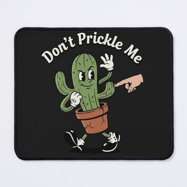 Item preview,  Don't Prickle Me Retro Cactus Cartoon Vintry Off designed and sold by VintryOff.