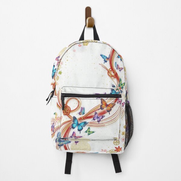 Item preview, Elegant Butterflies and Flowing Mizuhiki Cords - Wa-Modern Art designed and sold by Hikariha Studio.