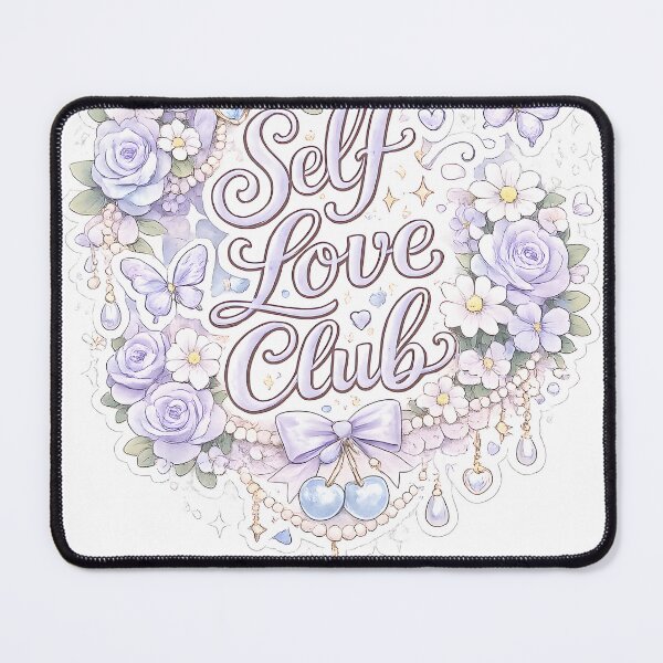 Item preview, Self Love Club Lavender Coquette Sticker designed and sold by SmartDealer.