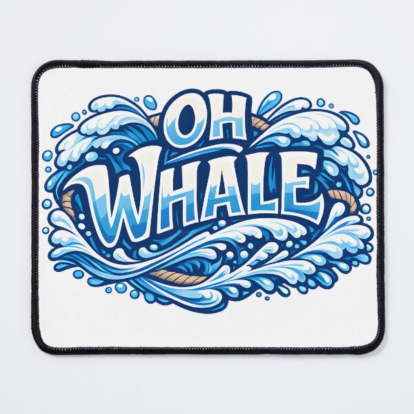 Item preview, Oh Whale Funny Water Pun designed and sold by Byte-shirt.