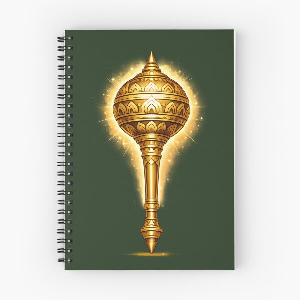 Item preview, Royal Gold Hanuman Gada | Hindu Divine weapon designed and sold by hutofdesigns.