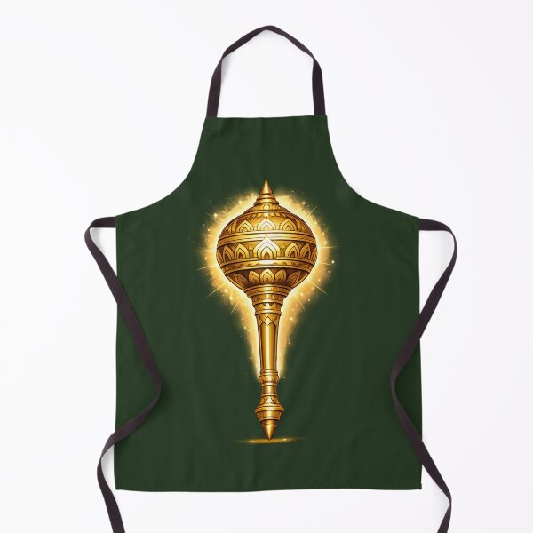 Item preview, Royal Gold Hanuman Gada | Hindu Divine weapon designed and sold by hutofdesigns.