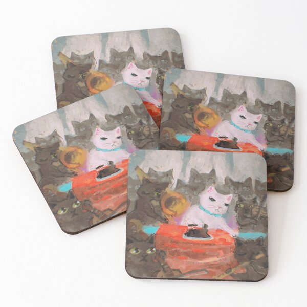 Item preview, Cat Card Table designed and sold by RobinWaverly.