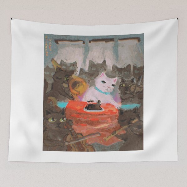 Item preview, Cat Card Table designed and sold by RobinWaverly.