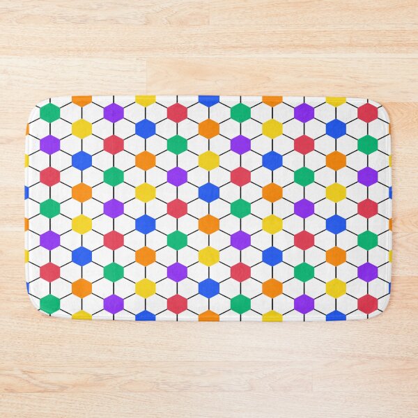 Item preview, Bright Colourful Soccer Ball Hexagon Pattern designed and sold by BlackthornDsign.