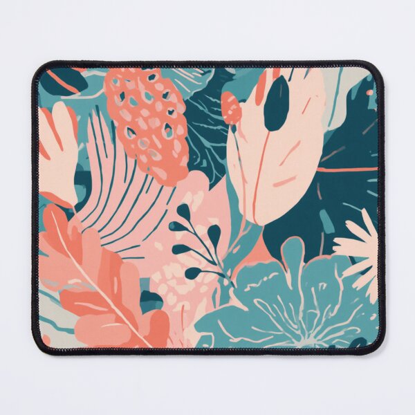 Item preview, Pastel Tropical Botanical Pattern – Modern Floral Jungle Design designed and sold by My Gluten Free Life UK.
