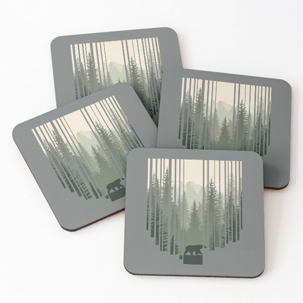 Item preview, Travel and Camping and hiking  outdoors ,bear walking in the wild designed and sold by mndesignworx.