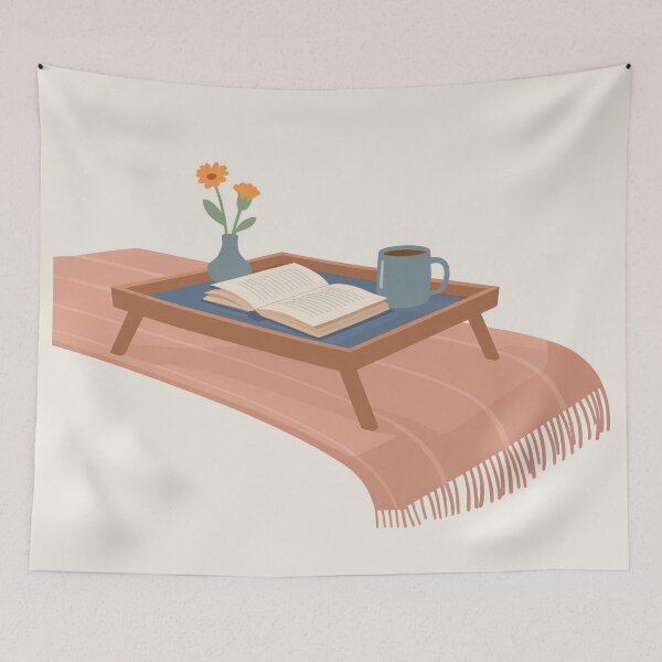 Item preview, Cozy Bed Tray Dawn Reading Nook designed and sold by TrendMorphic.