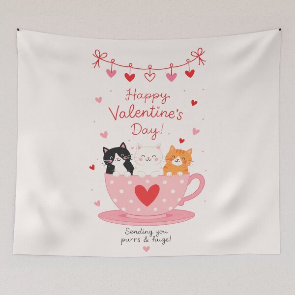 Item preview, Funny Cat Valentine's Day Cards Collection designed and sold by Ioanna-Studio.