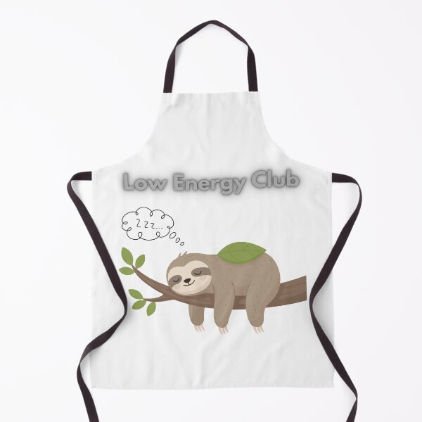Item preview, Low Energy Club Sleeping Sloth Funny Lazy Animal T-Shirt designed and sold by Talisprojekt.