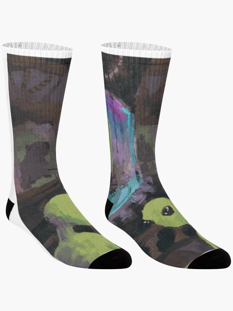 Thumbnail 3 of 5, Socks, Alien Cat Ritual designed and sold by RobinWaverly.