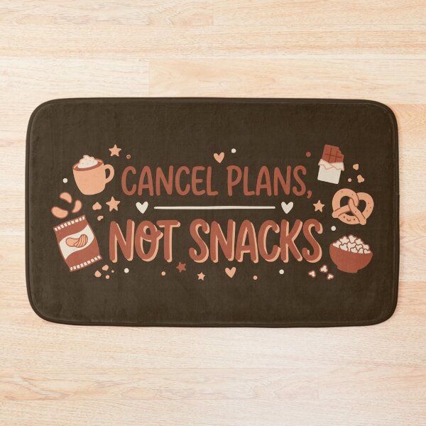 Item preview, Cancel Plans Not Snacks Funny T-Shirt - Cute Snack Lover Graphic designed and sold by ShirtRemarks.
