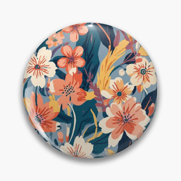 Item preview, Painterly Wildflower Garden Pattern – Floral Botanical Illustration designed and sold by My Gluten Free Life UK.
