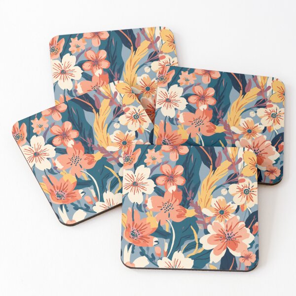 Item preview, Painterly Wildflower Garden Pattern – Floral Botanical Illustration designed and sold by My Gluten Free Life UK.