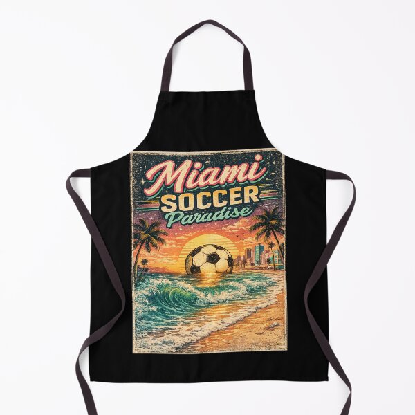 Item preview, Miami Soccer Paradise Retro Florida Travel Shirt | Vintage Beach Soccer Design designed and sold by Globalcitytees.