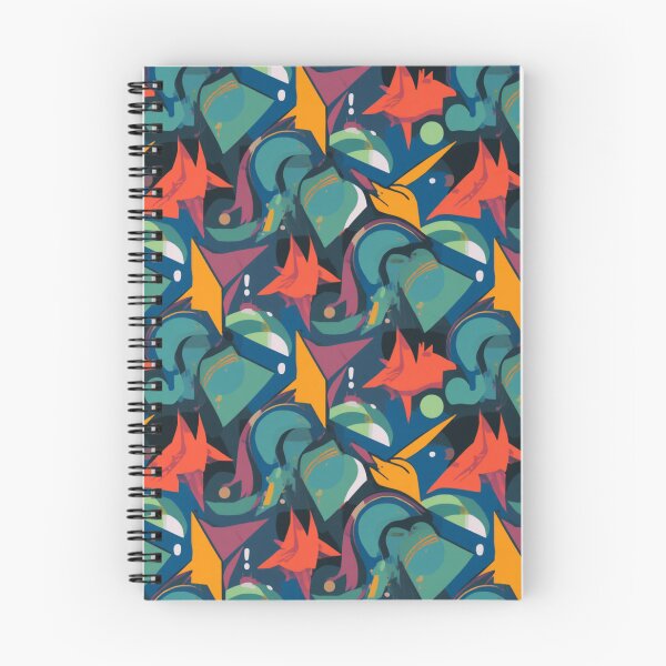 Item preview, Abstract Geometric Bird Pattern – Modern Colourful Wildlife Design designed and sold by My Gluten Free Life UK.