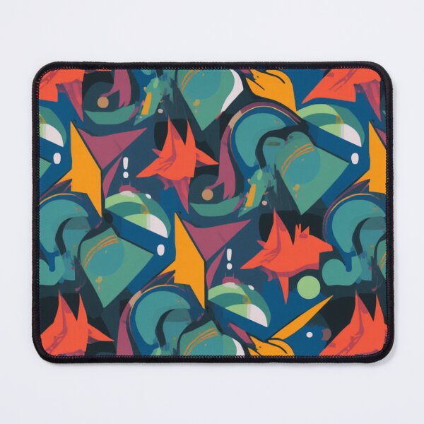 Item preview, Abstract Geometric Bird Pattern – Modern Colourful Wildlife Design designed and sold by My Gluten Free Life UK.