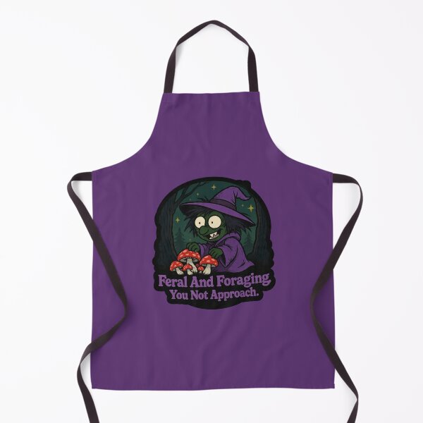 Item preview, Feral And Foraging Do Not Approach Witch Mushroom Goblincore Design designed and sold by BooDesignStudio.