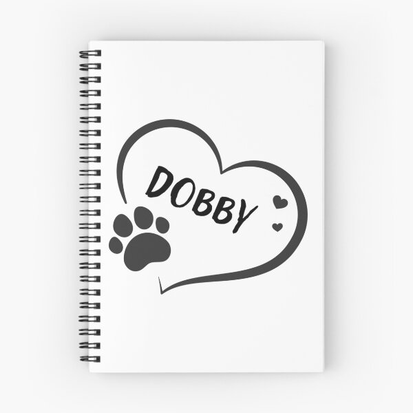 Item preview, Dobby Pet Dog Or Cat Name In A Heart With A Paw Great Gift For Dog Or Cat Owners designed and sold by mikesingshua.