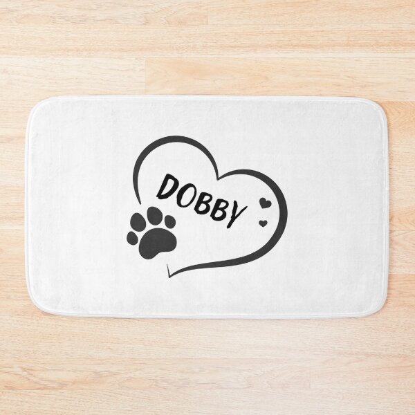 Item preview, Dobby Pet Dog Or Cat Name In A Heart With A Paw Great Gift For Dog Or Cat Owners designed and sold by mikesingshua.